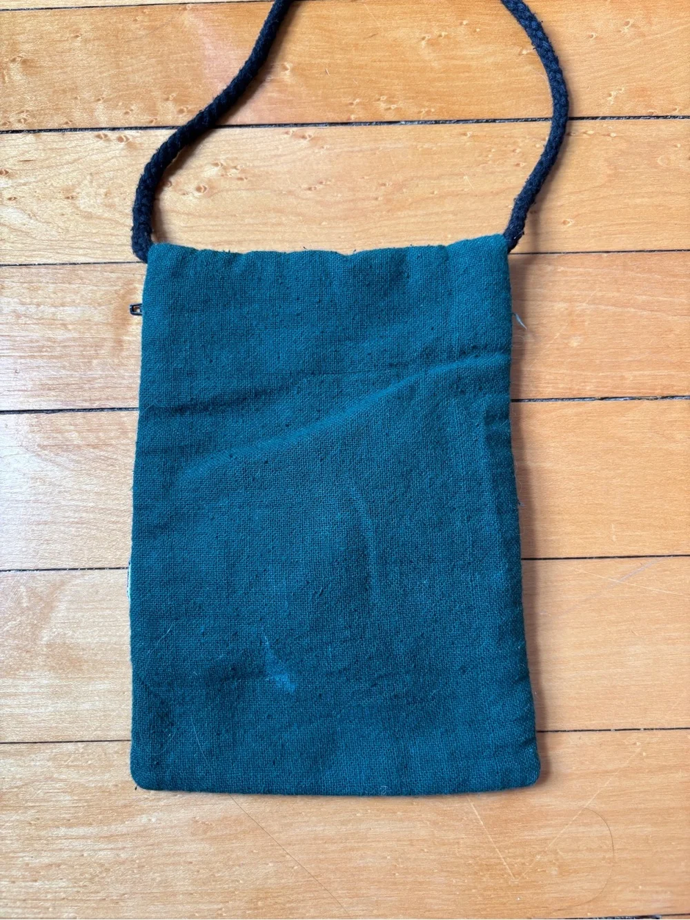 Vintage Crossbody Bag | Green 7.5”x5” Purse w/ Eclectic 3D Gecko Lizard applique
